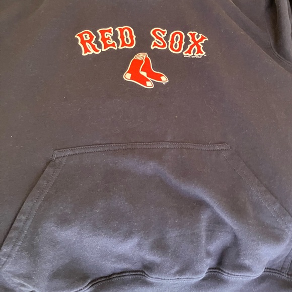 Kids Red Sox hoodie sweatshirt, Soft as a Grape size Large - Picture 8 of 8